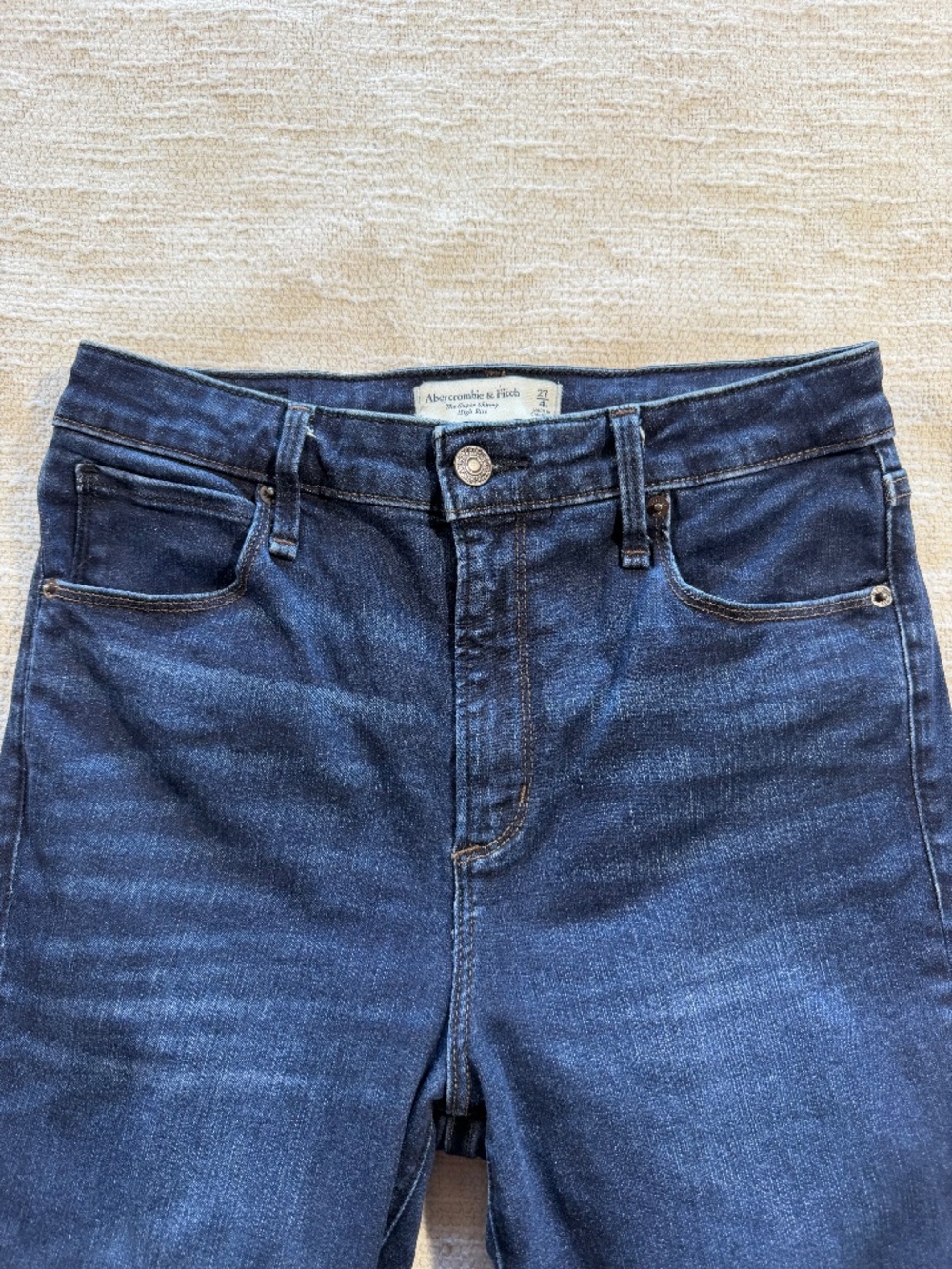 Abercrombie Curve Love Super Skinny High Rise Jeans 27/4